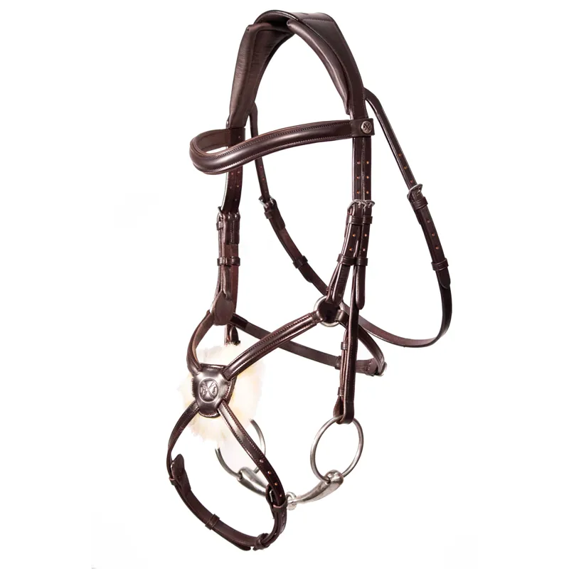 Henry James Mexican Grackle Bridle - Havana